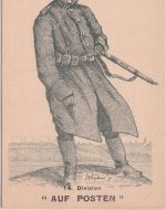 DR - K.D.Feldpost-Exped. 14. Inf.Div. Feldpostkarte Feldkriegsgerichtsrat 1915