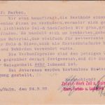 DR-Infla - Würzburg 24.3.22 40 Pfg. Franko bezahlt Masch.stpl. Karte n. Sorau