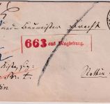 Preussen - Magdeburg 28/5 Paketbegleitbrief n. Stettin 1864