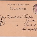 DR - Franzburg 17.8.77 nachv. preuss. K2 Ganzsache n. Berlin