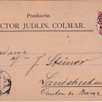 DR - Colmar (Els.) 24.10.88 K1 Firmenkarte i.d. SCHWEIZ