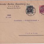 DR - 1 1/4 M.+75 Pfg. Germania Perfin "G.M." Brief Gevelsberg - Potsdam 1922
