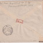 All.Bes. - 4x24 Pfg. Ziffer Einschreibebrief Engelsdorf Neunkirchen 1947 Zensur