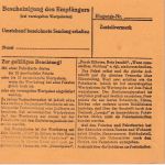 BRD - 30+70 Pfg. Heuss I + NO Paketkarte Kleinheubach - Gerlachsheim 14.4.55