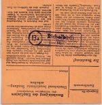 BRD - 30 Pfg, Heuss I waagr. Paar + NO Paketkarte Miltenberg Land 4.2.55