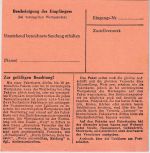 BRD - 2x70 Pfg, Heuss I + NO Paketkarte Erlenbach - Hürth b. Köln 21.12.54