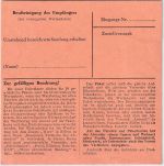BRD - 3x50 Pfg, Heuss I + NO Paketkarte Neunkirchen ü. Miltenberg 7.3.55