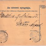 Ungarn/Slowakei - 10 F. Paketkarte + Zusatz Jaszo 1917