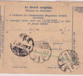 Ungarn/Slowakei - 10 F. Paketkarte + Zusatz Ledniczrona - Szolnok 1918
