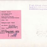 Vatikan - Gronlandsfly Zuleitungspost Erstflug Godthab - Narssarssuak 1979