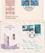 DDR - Leipziger Messe Frühjahr+Herbst 1961/1986 - 20 Belege