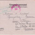 DR - Stalag VIIA (Moosburg) Kriegsgefangenenbrief n. FRANKREICH (Dijon) 1941