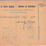 Ungarn/Slowakei - 10 F. Paketkarte + Zusatz Beszterczebanya - Egyed 1918