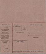 Frankreich - 20 C. Saerin Nachnahmekarte Mülhausen 1938 Retour 1 Fr. Ausz.gebühr
