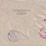 DR - 25 Pfg. Wiener Messe u.a. Eil-Zensurbrief n. HOLLAND Hamburg 18 - 19.3.41