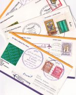 BRD/Kuwait/UAE - Lufthansa Erstflug Frankfurt-Kuwait-Abu Dhabi 5 Belege 1976