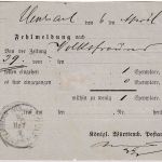 Württemberg - 1 Kr. Ziffer Ganzsache/Formularaufbrauch Heubach - Gmünd 1879