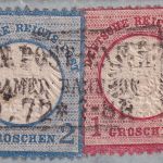 DR - 2+1 Gr großer/kleiner Brustschild Brief n. FRANKREICH Berlin - Nizza 1872
