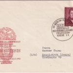 Berlin - 20 Pfg 100. Todestag Lortzing amtl. Schmuck-FDC 22.4.51 ESST Neukölln