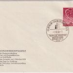 Berlin - 20 Pfg ERP Marshall-Plan amtl. Schmuck-FDC 1.10.50 ESST Charlottenburg