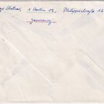 Berlin - 50 Pfg. Neu-Berlin Luftpost-Drucksache n. ENGLAND 1966