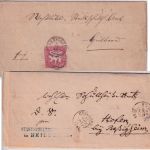 Württemberg - 3 Kr. Wappen dst. Wendebrief K3 Besigheim - Heilbronn 8.10.66