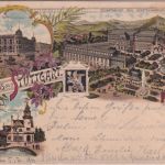 Württemberg - Stuttgart Elektrizitätshaus etc. 5 Pfg. Privatganzsache 1896