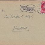 Berlin - 20 Pfg. Glocke links Brief Berlin SW11 - Düsseldorf 1951