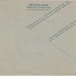 Berlin - 30 Pfg. Glocke rechts Brief n. Holland Lankwitz - Hilversum 1952