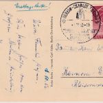 Berlin - 20 Pfg ERP Marshall-Plan Ersttagskarte 1.10.50 ESST Charlottenburg