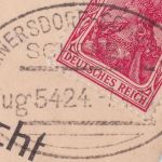 DR - Schaffnerbahnpost Meinersdorf Schönfeld Zug 5424 Karte Jahnsbach 7.4.19