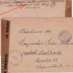 All.Bes. - Ellrich (Südharz) 13.3.46 Gebühr bezahlt Zensurbrief - Absender !!