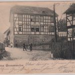 Thüringen - Großwenden Gasthaus Zur Erholung sw-AK KOS Hainrode (Hainleite) 1902