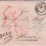 Preussen - Dingelstädt 26/3 K2 Portobrief n. Hanau 1844 - mit Inhalt