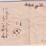 Preussen - Dingelstädt 26/3 K2 Portobrief n. Hanau 1844 - mit Inhalt