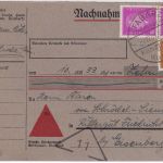 DR - 2x10+3 Pfg. Ebert Nachnahmedrucksache Handwerbestpl. Tabarz 1931