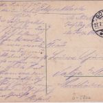 Thüringen - Gotha Baugewerbeschule farb. AK gelaufen/Feldpost 1915