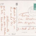 Thüringen - Tabarz Hotel "Tabarzer Hof" sw-Foto-AK gelaufen 1985