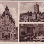 Thüringen - Eisenach Konzert-Restaurant Wilhelm Ernst sw-Mehrbild-AK 1937