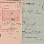 DR - Schleusingen 1908 Rückschein u. Einlieferungsschein für R-Brief/Rückschein
