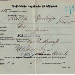 DR - Schleusingen 1908 Rückschein u. Einlieferungsschein für R-Brief/Rückschein