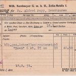 DR - 8 Pfg. Ebert Perfin "WN" Firmenkarte Zella-Mehlis - Benshausen 1931