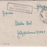 DR - Gethies ü. Schleusingen Landpost-Ra2 Feldpostbrief an Fp.Nr. 32869 7.10.40