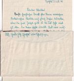 DR - Gethies ü. Schleusingen Landpost-Ra2 Feldpostbrief an Fp.Nr. 32869 7.10.40