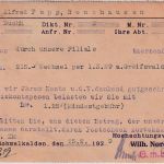 DR - 8 Pfg. Beethoven Perfin "WN" Firmenkarte Zella-Mehlis - Benshausen 1929