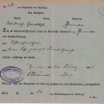 DR - Themar 1895 Rückschein f. Einschreibebrief n. Schleusingen