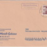 DDR - Schönbrunn-Oberneubrunn Kr. Hildburghausen Landpost-Ra2 Brief 1962