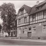 Thüringen - Schönbrunn FDGB Erholungsheim sw-Foto-AK gelaufen 1983