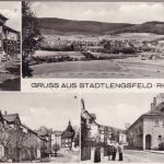 Thüringen - Stadtlengsfeld FDGB-Diätheim Kino etc. sw-Mehrbild-AK gelaufen 1978