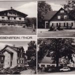 Thüringen - Bad Liebenstein Gaststätten etc. sw-Mehrbild-AK gelaufen 1983
